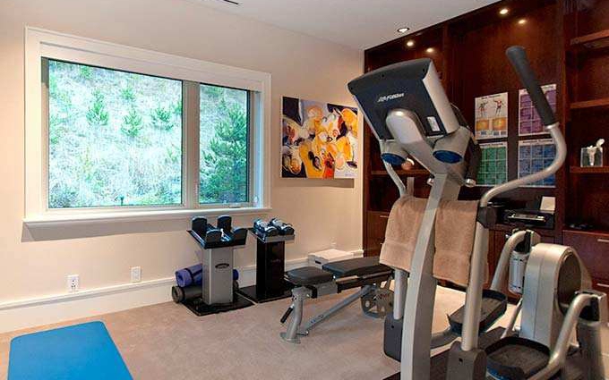 乐山装修设计室内家庭健身房，让自己过上健康生活